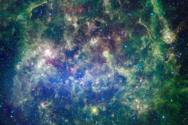 Incrível Nebulosa Colorida Algum Lugar Universo Infinito Elementos Desta Imagem — Fotografia de Stock