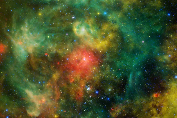 Nebulosor Och Stjärnor Yttre Rymden Glödande Mystiska Universum Delar Denna — Stockfoto