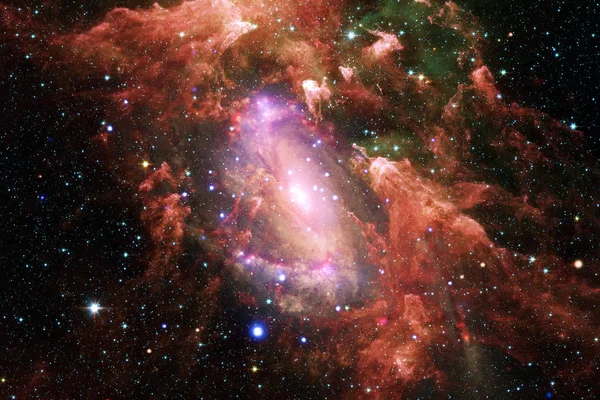 Nebuloasă Frumoasă Câmp Stelar Roi Stele Spaţiu Arta Science Fiction — Fotografie, imagine de stoc