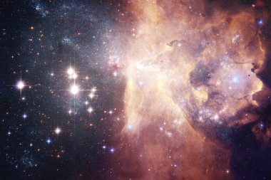 Evrenin güzel. Bilim kurgu duvar kağıdı. Nasa tarafından döşenmiş bu görüntü unsurları.