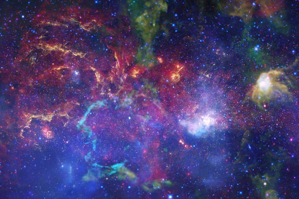 Infinito Hermoso Fondo Cosmos Con Nebulosa Estrellas Elementos Esta Imagen — Foto de Stock