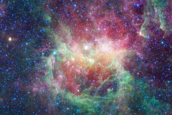 Végtelen Gyönyörű Cosmos Háttér Köd Csillagok Kép Nasa Berendezett Elemei — Stock Fotó