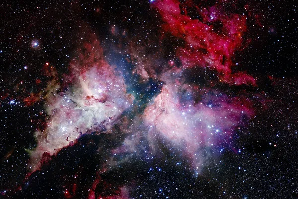Nebel Und Sterne Weltall Kosmische Kunst Science Fiction Tapete Elemente — Stockfoto