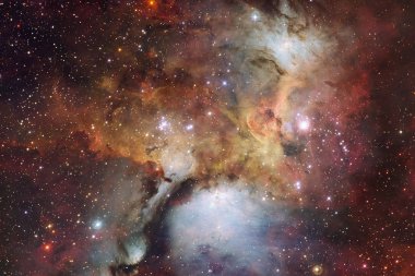 Evrenin güzel. Bilim kurgu duvar kağıdı. Nasa tarafından döşenmiş bu görüntü unsurları.