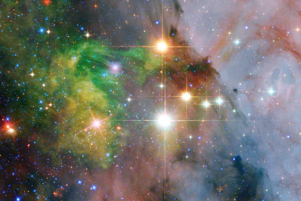 Infinito Hermoso Fondo Cosmos Con Nebulosa Estrellas Elementos Esta Imagen — Foto de Stock