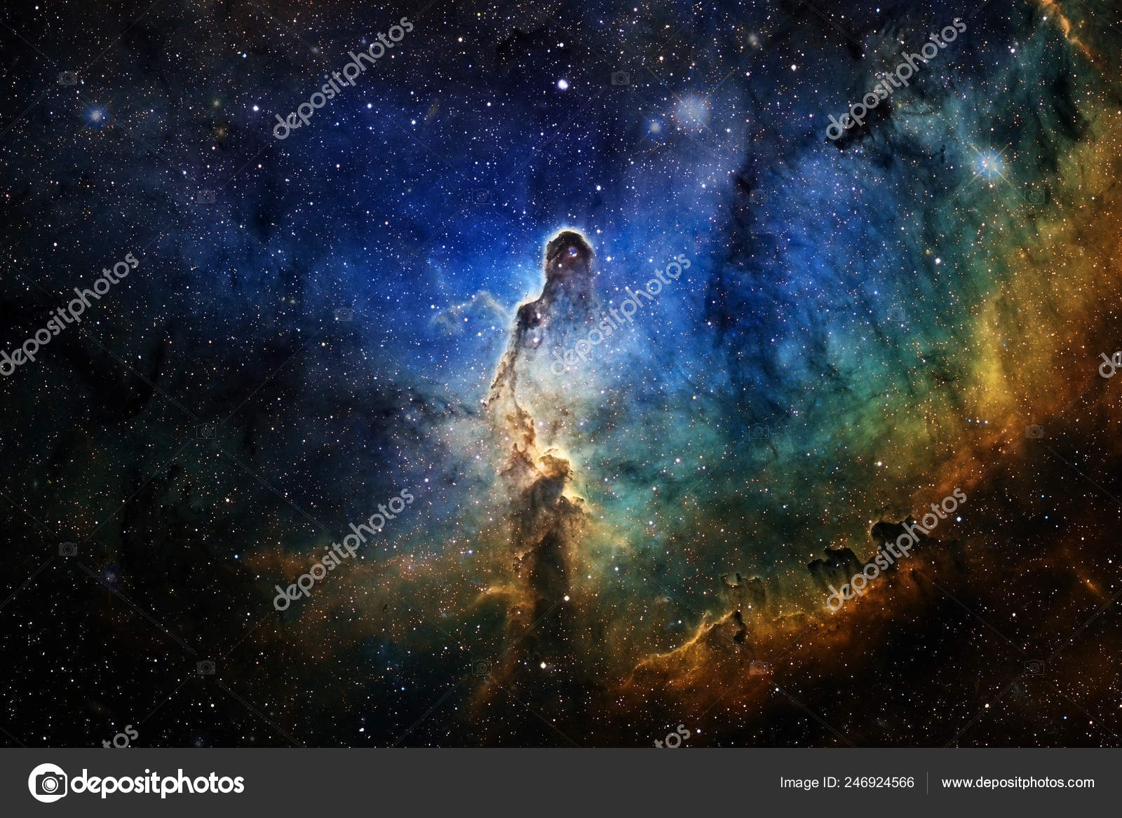 Awesome Deep Space Billions Galaxies Universe Elements Image Furnished Nasa  Stock Photo by ©Outer_Space 246924566