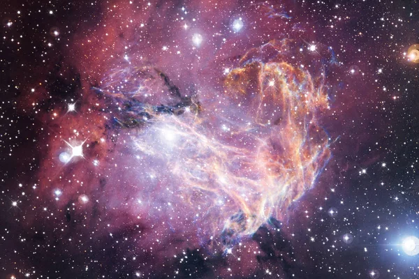 Nebulosa Uma Nuvem Interestelar Poeira Estelar Imagem Espaço Exterior Elementos — Fotografia de Stock