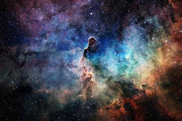Νεφελώματα Ένα Interstellar Σύννεφο Σκόνης Αστέρι Στοιχεία Αυτής Της Εικόνας — Φωτογραφία Αρχείου