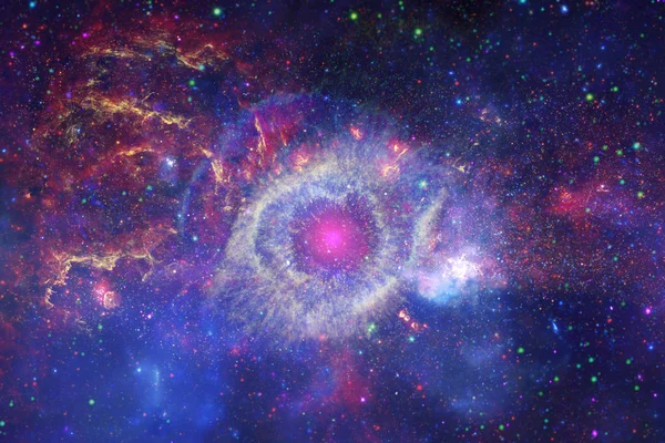Прекрасная Туманность Звездное Поле Скопление Звёзд Космосе Научная Фантастика Элементы — стоковое фото