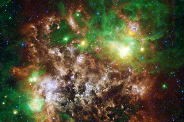 Миллиарды галактик во вселенной. Абстрактный фон пространства . — стоковое фото
