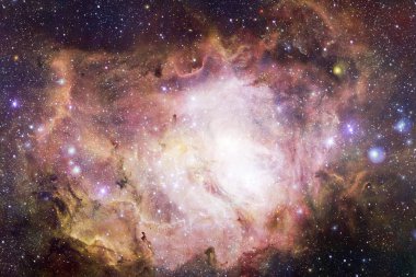 Derin uzay. Bilim kurgu fantezi yüksek çözünürlüklü duvar kağıdı için ideal.