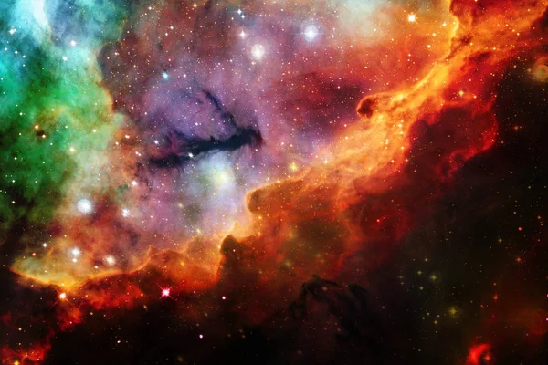 Nebulosa uma nuvem interestelar de poeira estelar. Imagem do espaço exterior . — Fotografia de Stock