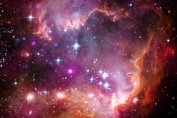 Galaxy w przestrzeni kosmicznej, piękno wszechświata. — Zdjęcie stockowe