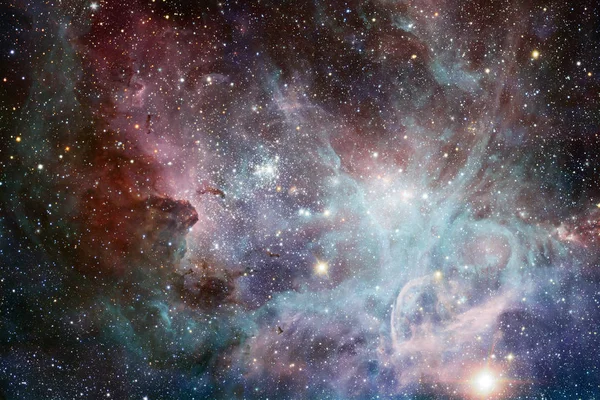 Estrellas, galaxias y nebulosas en una impresionante imagen cósmica . — Foto de Stock