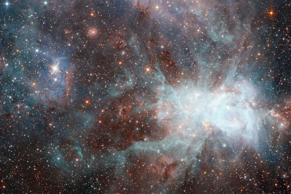 Awesome galaxy i yttre rymden. Starfields oändliga kosmos. — Stockfoto