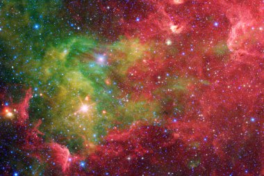 Güzel uzay arka plan. Cosmoc sanat. Nasa tarafından döşenmiş bu görüntü unsurları