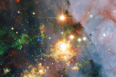 Güzellik derin uzay. Bilim kurgu fantezi duvar kağıdı için ideal .