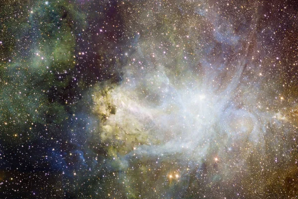 Nebula dan banyak bintang di luar angkasa. Elemen gambar ini dilengkapi oleh NASA — Stok Foto