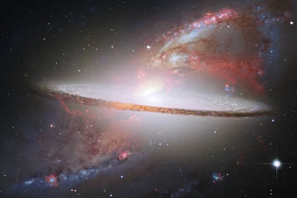 Galaxia en algún lugar del espacio profundo. Belleza del universo . — Foto de Stock