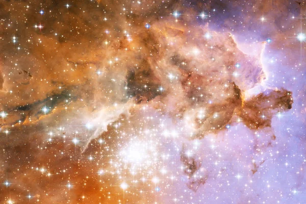 Universum gefüllte Sterne, Nebel und Galaxien. Kosmische Kunst, Science-Fiction-Tapete. — Stockfoto