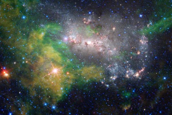 Wszechświat pełne gwiazd, Mgławica i galaxy. Kosmicznej sztuki, Tapety Fantastyka. — Zdjęcie stockowe