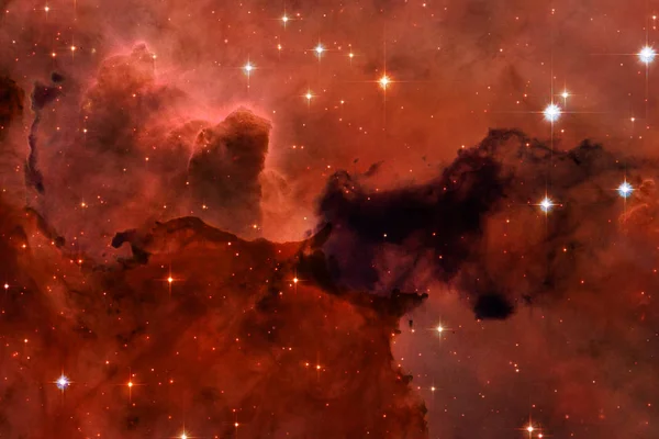 Awesome of deep space. Milliarden Galaxien im Universum. — Stockfoto