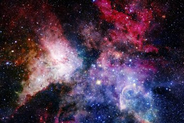 Yıldızlar, galaksiler ve nebulanın harika kozmik görüntü.
