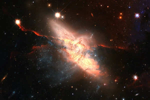 Awesome of deep space. Milliarden Galaxien im Universum. — Stockfoto