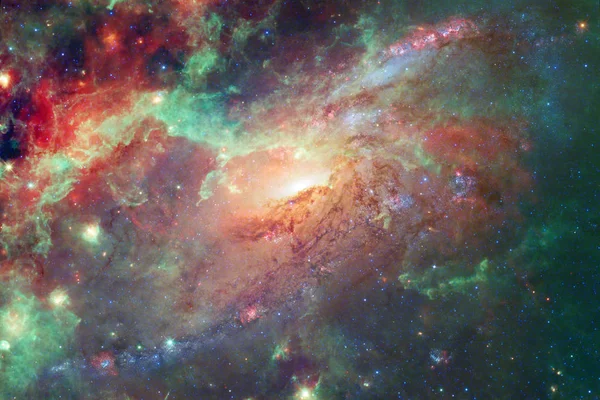 Hermoso fondo de galaxia con nebulosa, polvo de estrellas y estrellas brillantes . —  Fotos de Stock