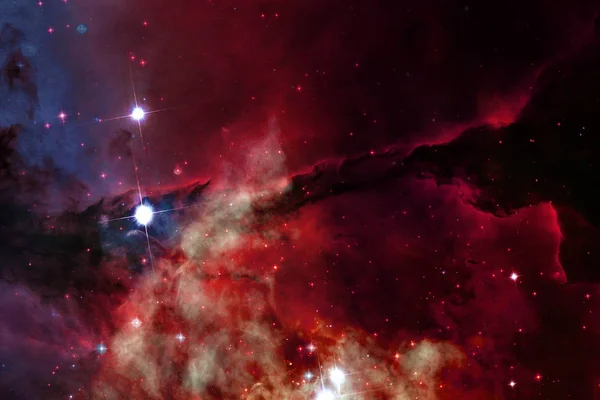 Awesome vackra nebulosa någonstans i yttre rymden. — Stockfoto