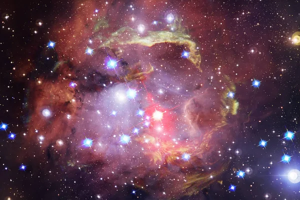 Nebulosa en interstellära moln av stjärna damm. Yttre rymden bilden. — Stockfoto