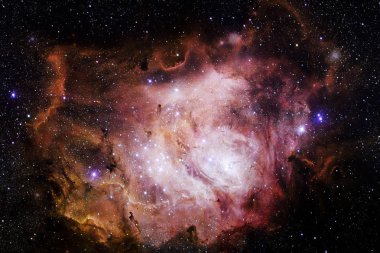 Derin uzay. Bilim kurgu fantezi yüksek çözünürlüklü duvar kağıdı için ideal.