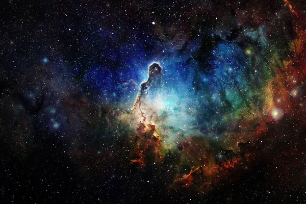 Nebulosa. Yttre rymden bilden som är lämplig för tapet. — Stockfoto