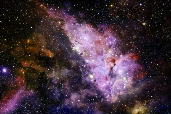 Stjärnor, galaxer och nebulosor i awesome kosmisk bild. — Stockfoto