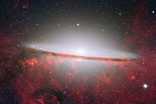 Impresionante hermosa nebulosa en algún lugar del espacio exterior . — Foto de Stock