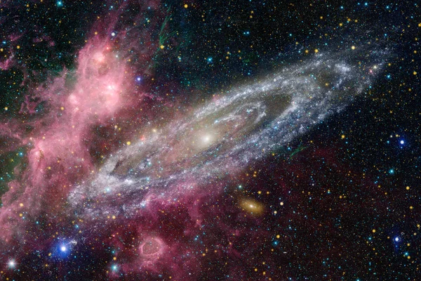 Galaxia en el espacio exterior, belleza del universo . — Foto de Stock