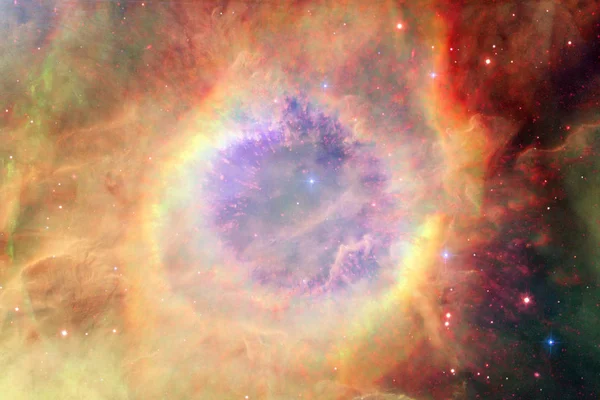Wunderschöner Galaxienhintergrund mit Nebel, Sternenstaub und hellen Sternen. — Stockfoto