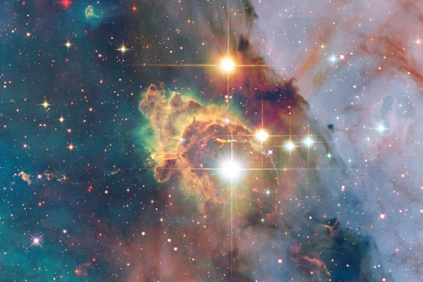 Paesaggio di ammassi stellari. Bella immagine dello spazio. Arte del cosmo . — Foto Stock