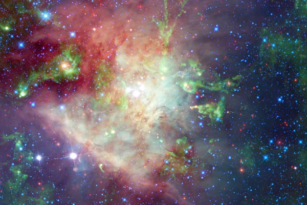 Kosmické galaxie pozadí mlhoviny, stardust a jasné hvězdy. — Stock fotografie