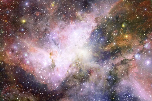 Estrelas cheias de universo, nebulosa e galáxia. Arte cósmica, papel de parede de ficção científica . — Fotografia de Stock