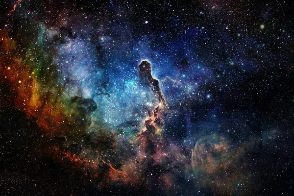 Frumuseţea spaţiului cosmic. Imagini de fundal science fiction . — Fotografie, imagine de stoc