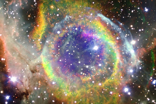 Galaxien, Sterne und Nebel in atemberaubendem Raumbild. — Stockfoto