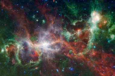 Derin uzay. Bilim kurgu fantezi yüksek çözünürlüklü duvar kağıdı için ideal.