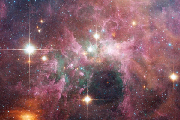 Landscape of star clusters. Beautiful image of space. Cosmos art.