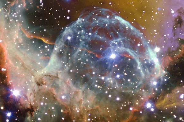 Awesome colorful nebula somewhere in endless universe. — Stock Photo, Image