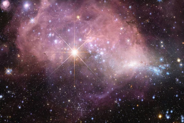 Impresionante del espacio profundo. Miles de millones de galaxias en el universo . — Foto de Stock