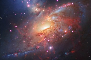 Derin uzayın harika. Milyarlarca galaksi evrenin.