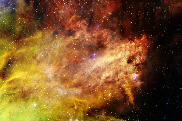 Starfield stardust y nebulosa en un universo hermoso sin fin . — Foto de Stock