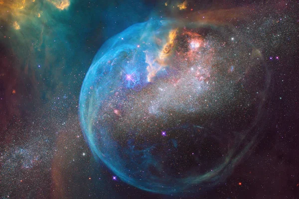 Nebulosa i vackra oändliga universum. Awesome för tapet och print. — Stockfoto
