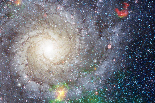 Галактика десь у глибокому космосі. Краса Всесвіту . — стокове фото